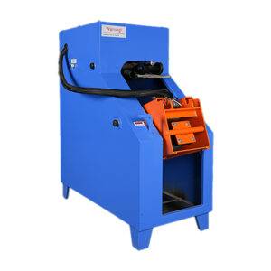A handle-controlled machine for removing brake pads