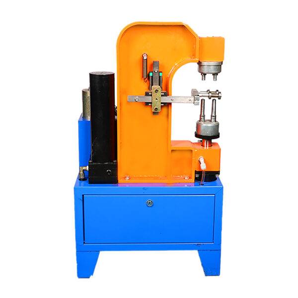 Reverse riveting machine